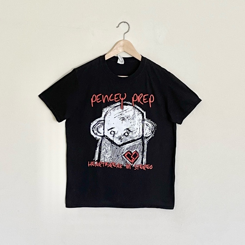 RARE Pency Prep Heartbreak In Stereo Frank Iero Gerard Way Band T Shirt Adult M